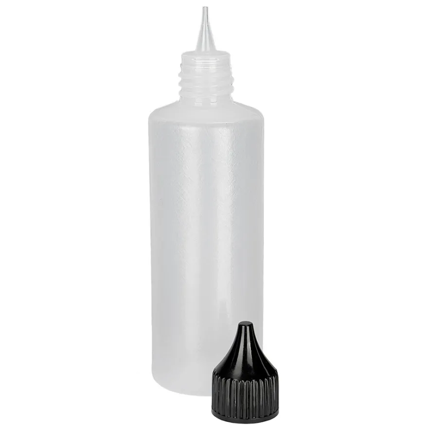 Leerflaschen, für je 90 ml Inhalt, Ø 3,7cm, 12,5 cm hoch, 6 Stück