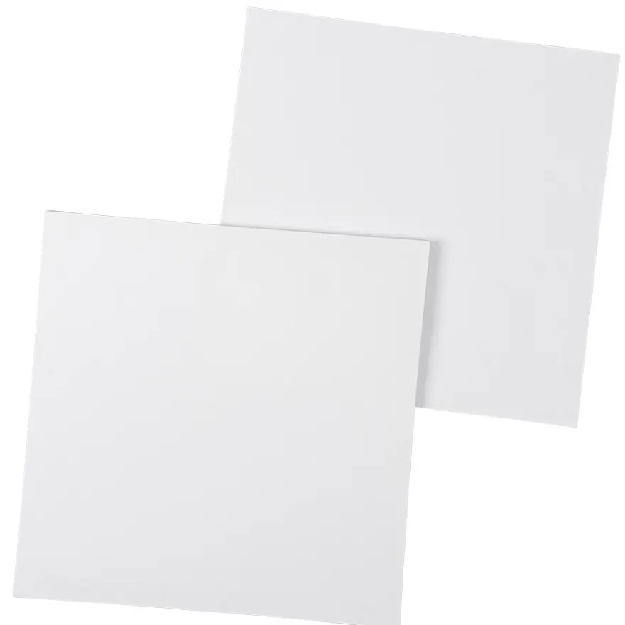 Leinwand auf Keilrahmen, 40cm x 40cm, 390g/m², weiß, 2 Stück