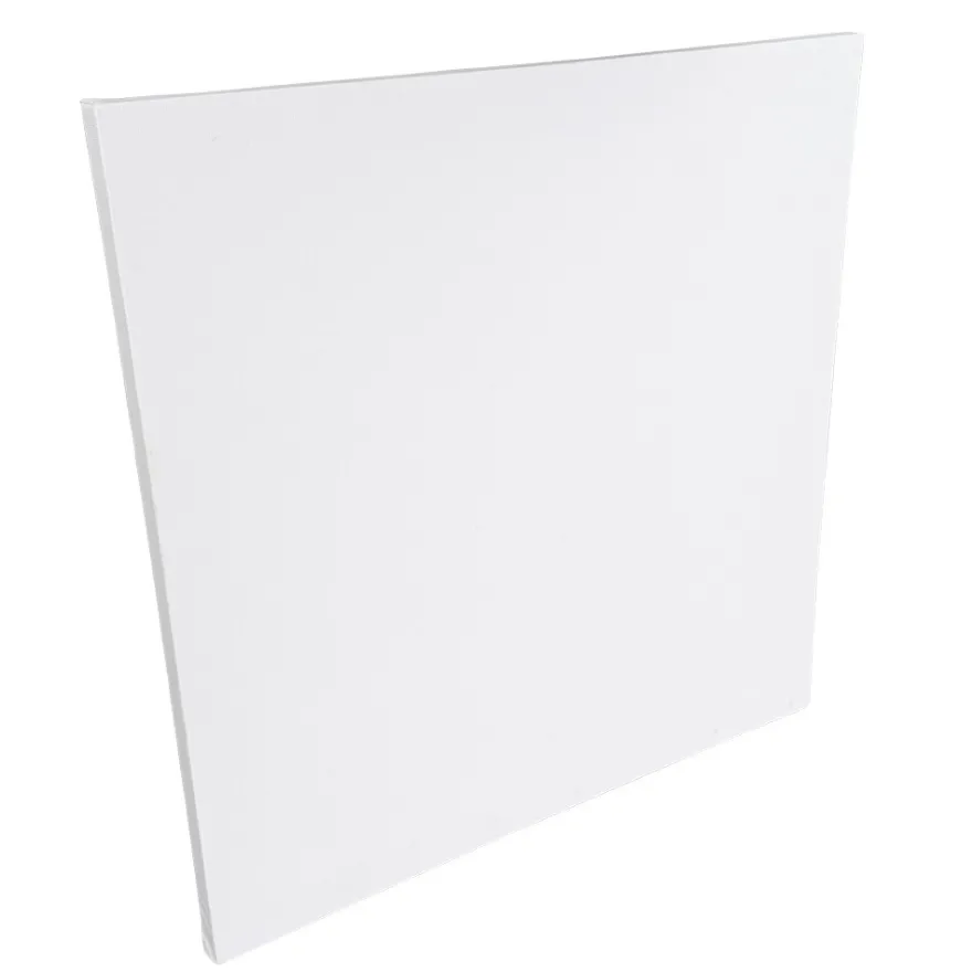 Leinwand auf Keilrahmen, 40cm x 40cm, 390g/m², weiß, 2 Stück