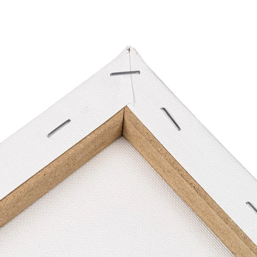 Leinwand auf Keilrahmen, 40cm x 40cm, 390g/m², weiß, 2 Stück