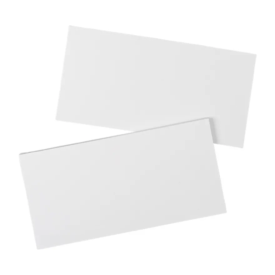 Leinwand auf Keilrahmen, 20cm x 40cm, 390g/m², weiß, 2 Stück