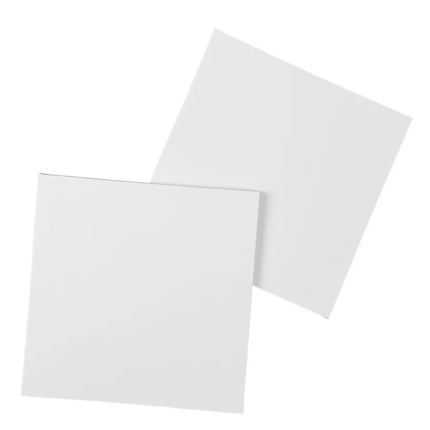 Leinwand auf Keilrahmen, 30cm x 30cm, 390g/m², weiß, 2 Stück