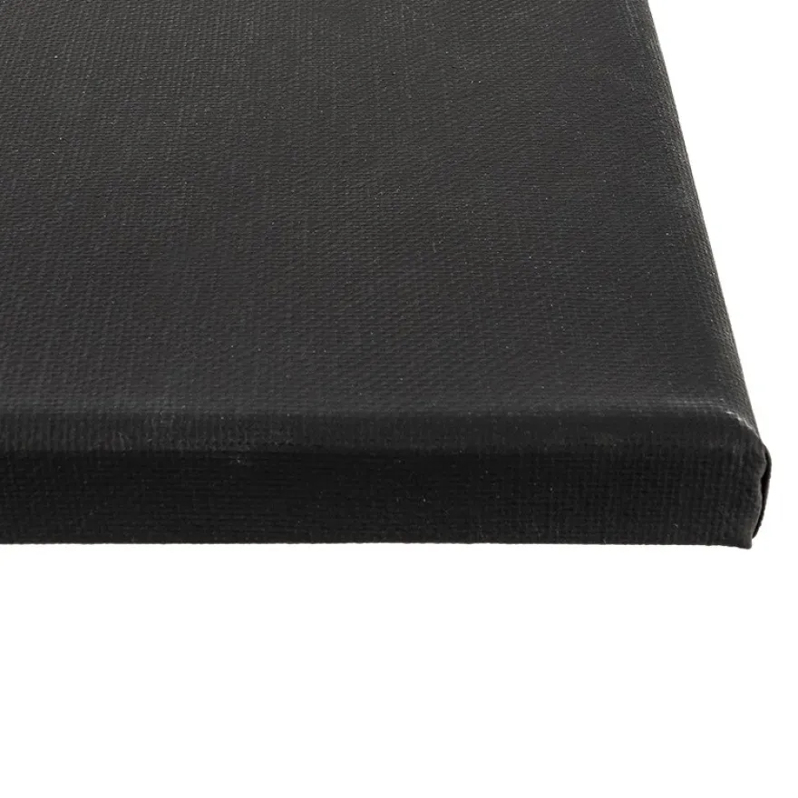 Leinwand auf Keilrahmen, 20cm x 20cm, 280g/m², schwarz