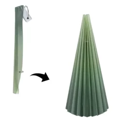 Magnet-Falt-Tanne, Design 4, Ø10cm, 22,3cm hoch, 180g/m², inkl. Tannenspitze