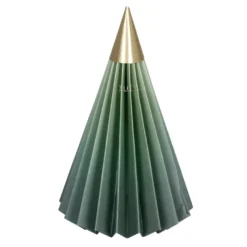 Magnet-Falt-Tanne, Design 4, Ø8,5cm, 12,5cm hoch, 180g/m², inkl. Tannenspitze