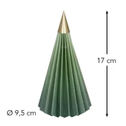 Magnet-Falt-Tanne, Design 4, Ø9,5cm, 17cm hoch, 180g/m², inkl. Tannenspitze