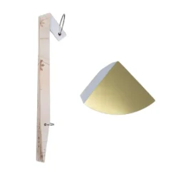 Magnet-Falt-Tanne, Design 2, Ø10cm, 22,3cm hoch, 180g/m², inkl. Tannenspitze