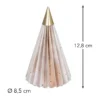 Magnet-Falt-Tanne, Design 1, Ø8,5cm, 12,5cm hoch, 180g/m², inkl. Tannenspitze