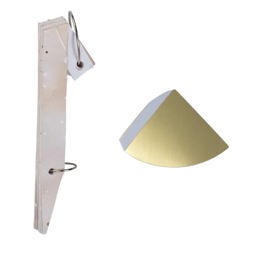 Magnet-Falt-Tanne, Design 1, Ø8,5cm, 12,5cm hoch, 180g/m², inkl. Tannenspitze