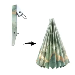 Magnet-Falt-Tannen, Design 5, Ø8,5cm, 12,5cm hoch, 180g/m², inkl. Tannenspitzen, 3 Stück