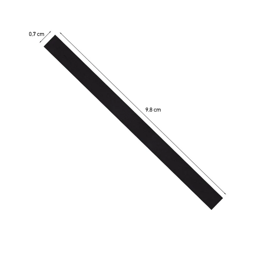 Magnetstreifen, selbstklebend, 0,7cm x 9,8cm, 0,5mm stark, 14 Streifen