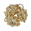 Magnet-Verschlüsse, Design 2, Ø10mm, goldfarben, 3 Stück