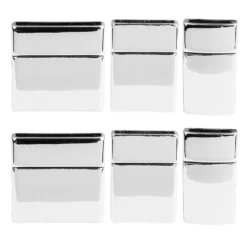 Magnetverschlüsse, 3 verschiedene Designs, 6 Stück