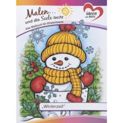 Malbuch: Malen... und die Seele lacht "Winterzeit", DIN A4, 10 Seiten