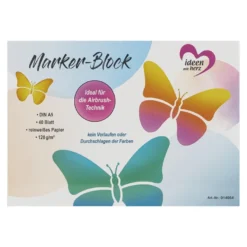Marker-Block, DIN A5, 120g/m², reinweißes Papier, 40 Blatt