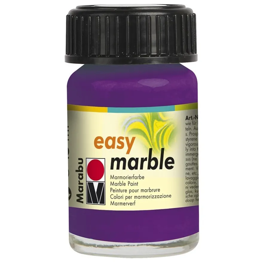 Marmorierfarbe, Marabu easy marble, 15 ml, amethyst