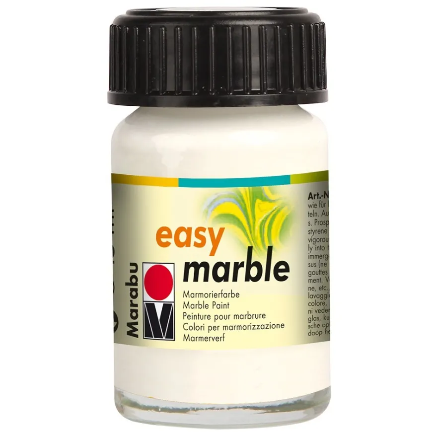 Marmorierfarbe, Marabu easy marble, 15 ml, kristallklar