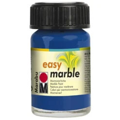 Marmorierfarbe, Marabu easy marble, 15 ml, ultramarinblau