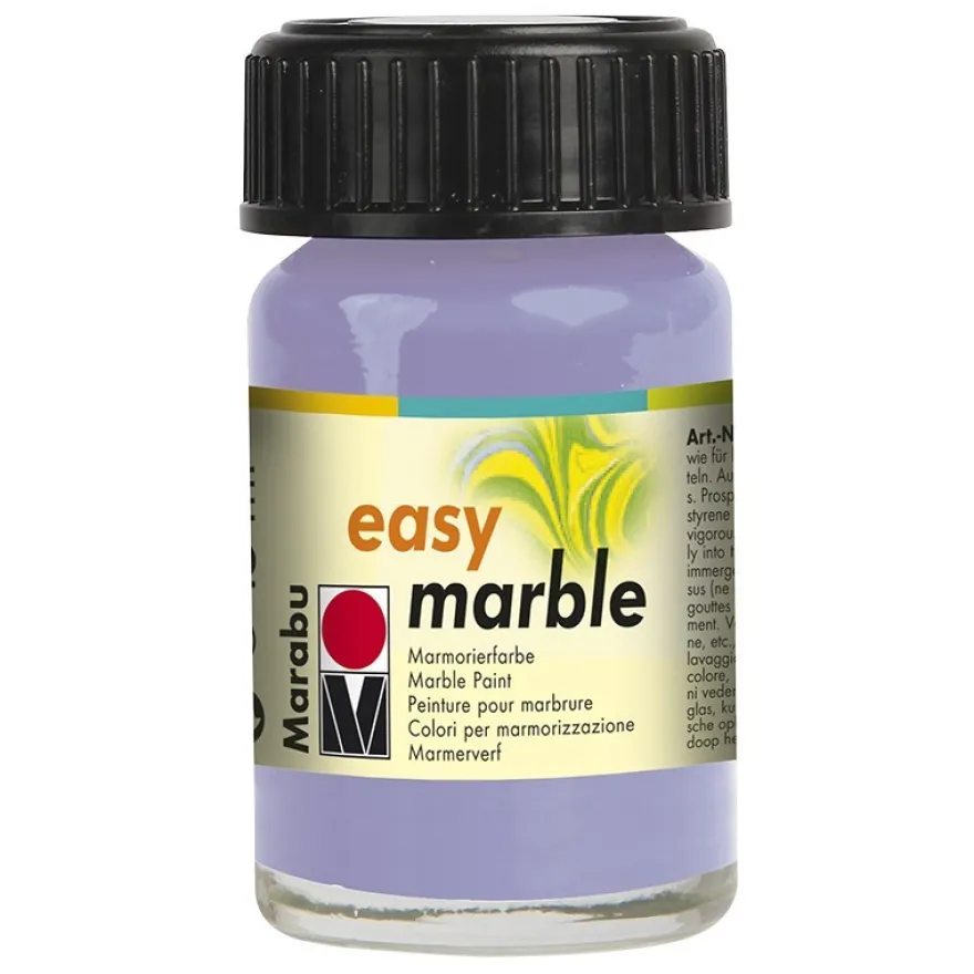 Marmorierfarbe, Marabu easy marble, 15 ml, lavendel