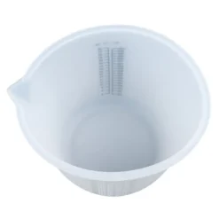 Messbecher, Silikon, 1000ml, versch. Maßeinheiten, weiß-transluzent, lebensmittelecht