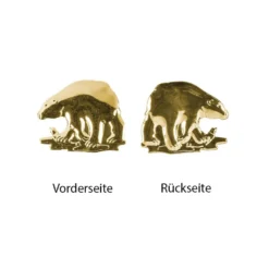 Messing Ornamente, Bär, 20 Stück