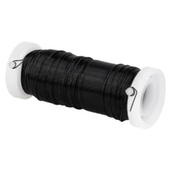 Metalldraht, 50m lang, Ø 0,3mm, schwarz