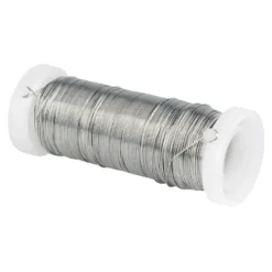 Metalldraht, 50m lang, Ø 0,3mm, silber