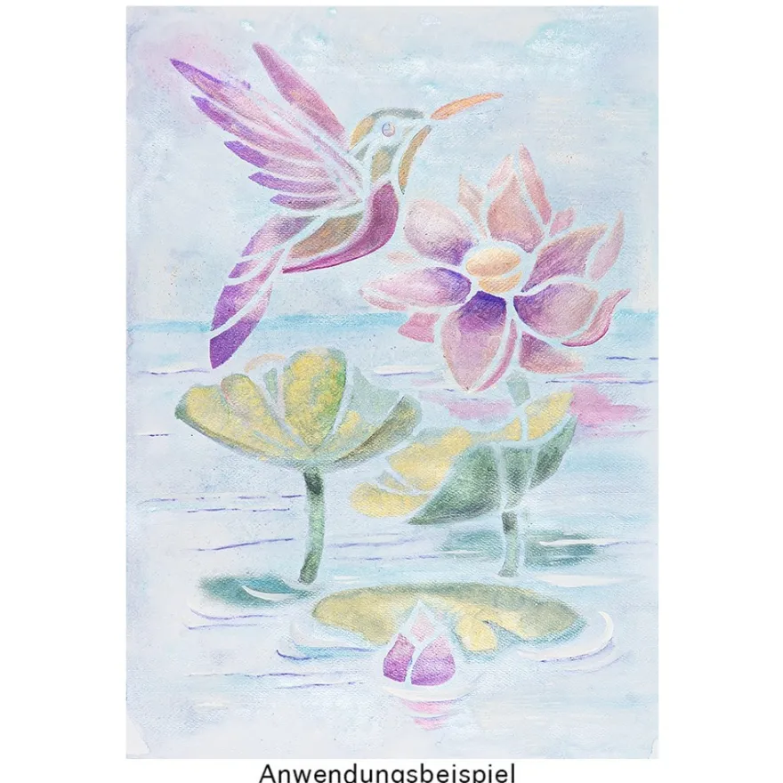 Metallic-Aquarellfarben, Sortierung 1, 6 verschiedene Farben