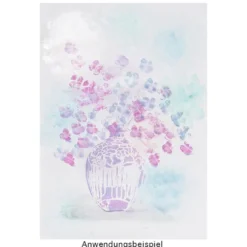 Metallic-Aquarellfarben, Sortierung 1, 6 verschiedene Farben
