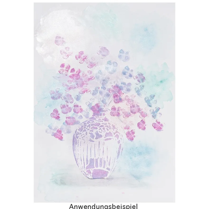 Metallic-Aquarellfarben, Sortierung 1, 6 verschiedene Farben