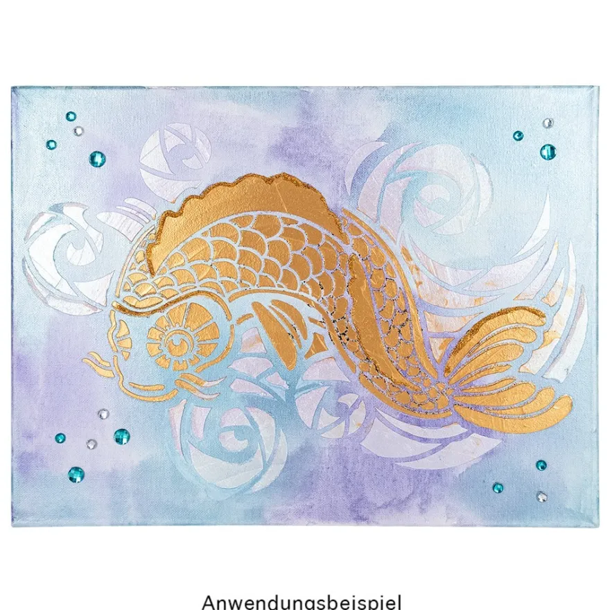 Metallic-Aquarellfarben, Sortierung 1, 6 verschiedene Farben
