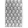 Metallic-Bügeltransfer, Hintergrund, Florale Ornamente, 25cm x 34cm, silber glänzend