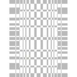 Metallic-Bügeltransfer, Hintergrund, Vierecke, 25cm x 34cm, silber glänzend