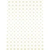 Metallic-Bügeltransfer, Hintergrund, Sterne, 25cm x 34cm, gold glänzend