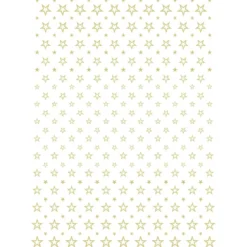Metallic-Bügeltransfer, Hintergrund, Sterne, 25cm x 34cm, gold glänzend