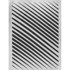 Metallic-Bügeltransfer, Hintergrund, Diagonale Streifen, 25cm x 34cm, silber glänzend