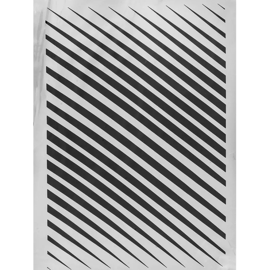 Metallic-Bügeltransfer, Hintergrund, Diagonale Streifen, 25cm x 34cm, silber glänzend
