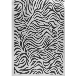 Metallic-Bügeltransfer, Hintergrund, Tiger, 25cm x 34cm, silber glänzend