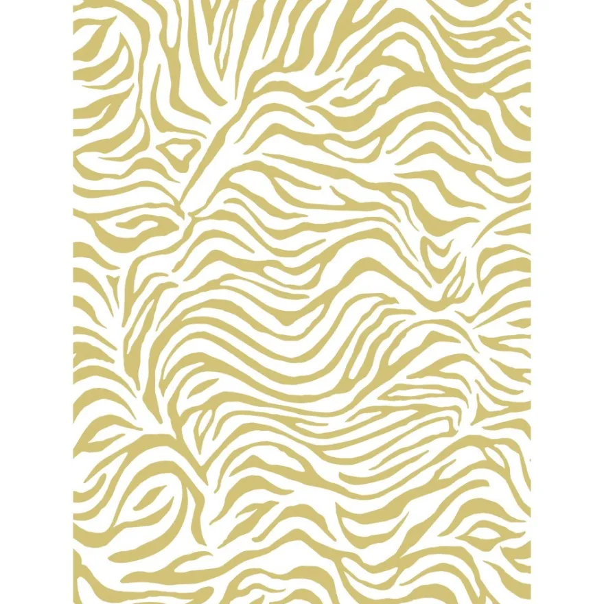 Metallic-Bügeltransfer, Hintergrund, Tiger, 25cm x 34cm, gold glänzend