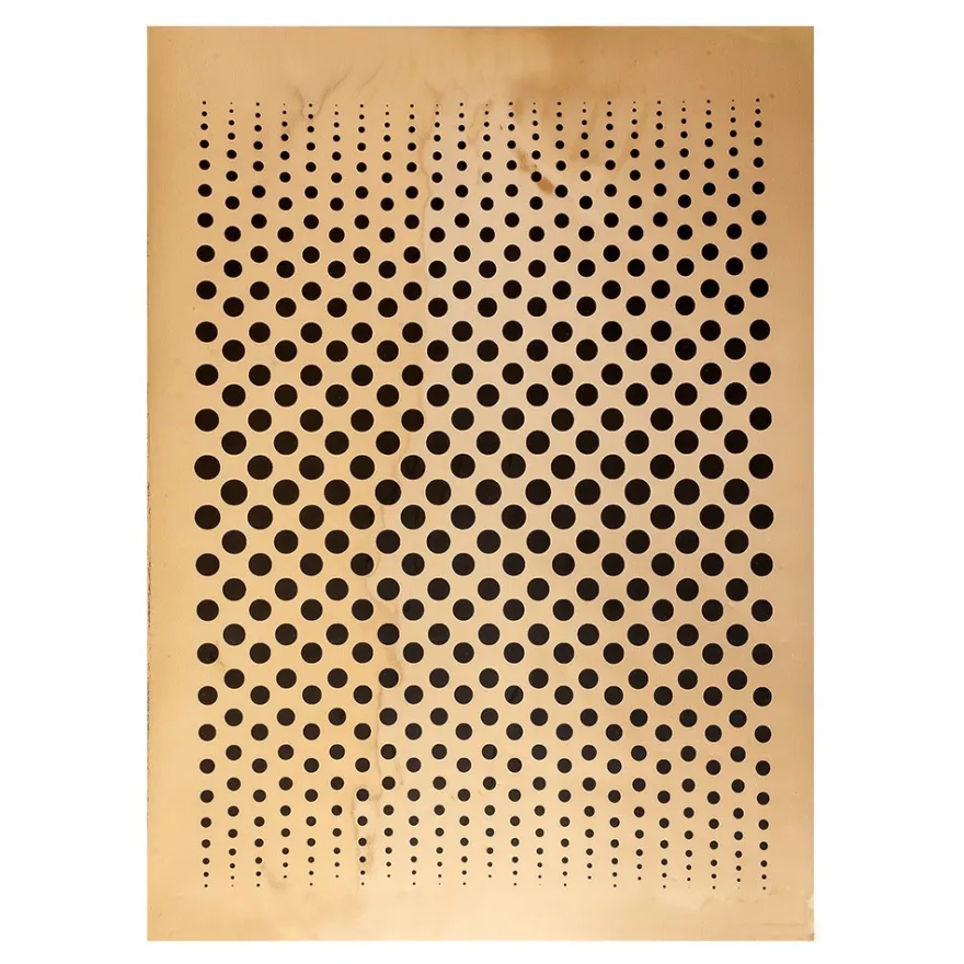 Metallic-Bügeltransfer, Hintergrund, Punkte, 25cm x 34cm, gold glänzend