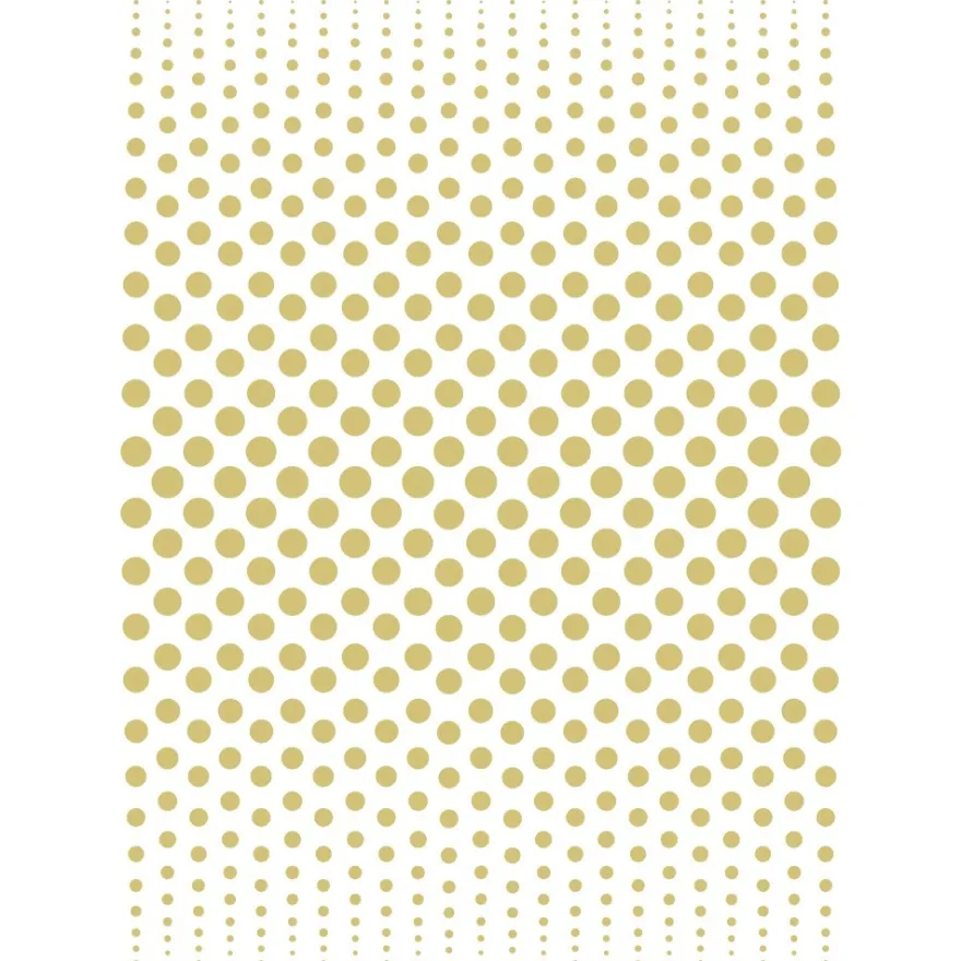 Metallic-Bügeltransfer, Hintergrund, Punkte, 25cm x 34cm, gold glänzend