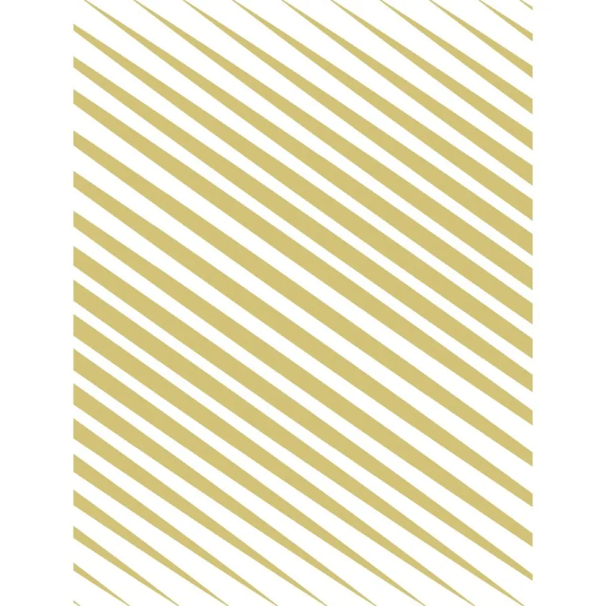 Metallic-Bügeltransfer, Hintergrund, Diagonale Streifen, 25cm x 34cm, gold glänzend