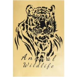Metallic-Bügeltransfer, Tiger, DIN A4, gold glänzend