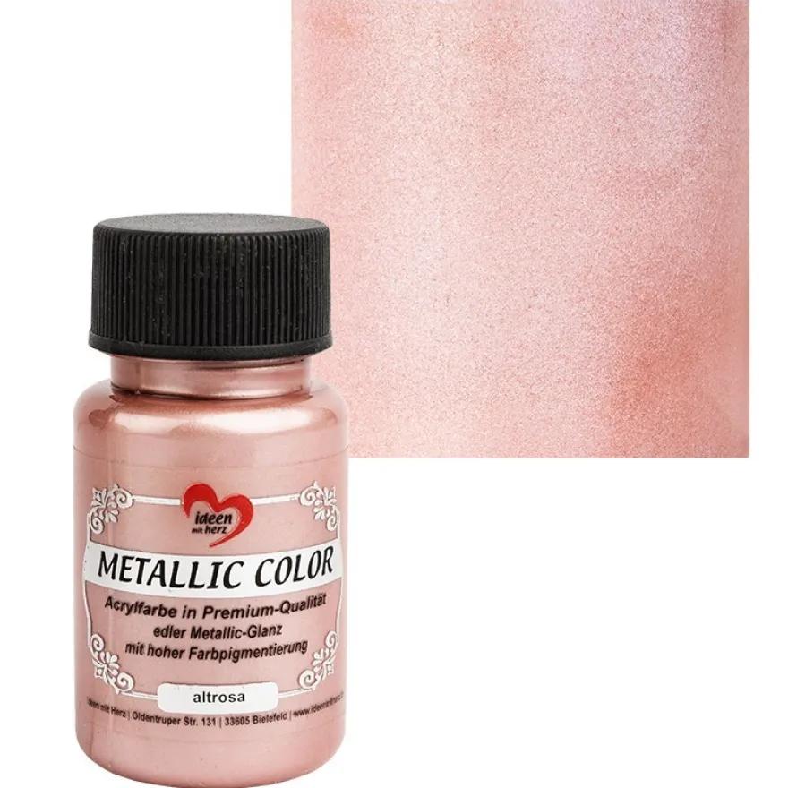 Metallic Color, altrosa, 50ml