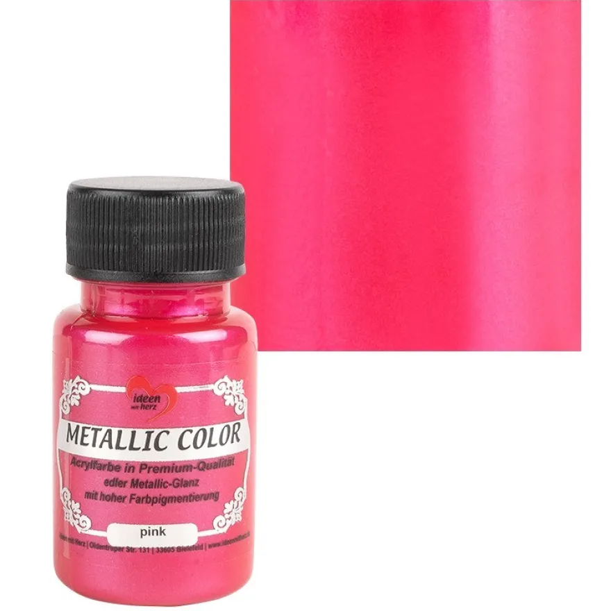Metallic Color, pink, 50ml