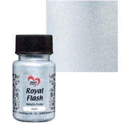 Metallic-Farbe "Royal Flash", aqua/hellblau, 50ml