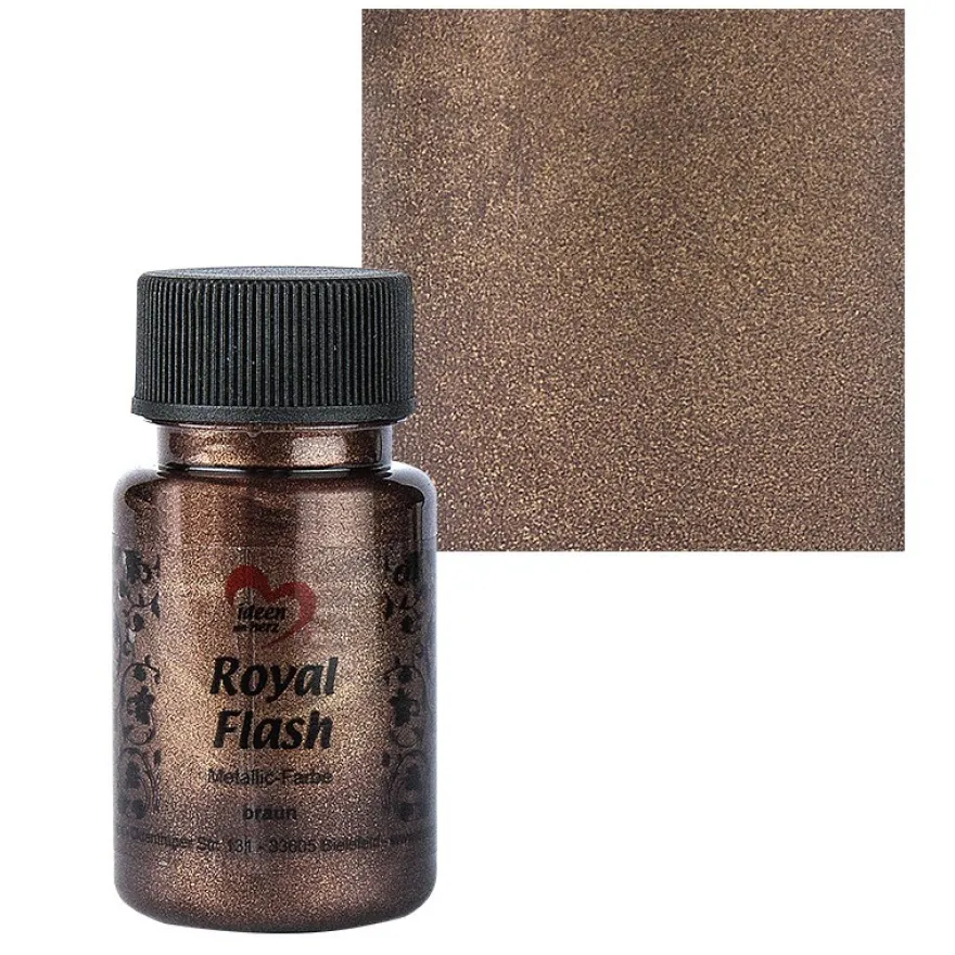 Metallic-Farbe "Royal Flash", braun, 50ml
