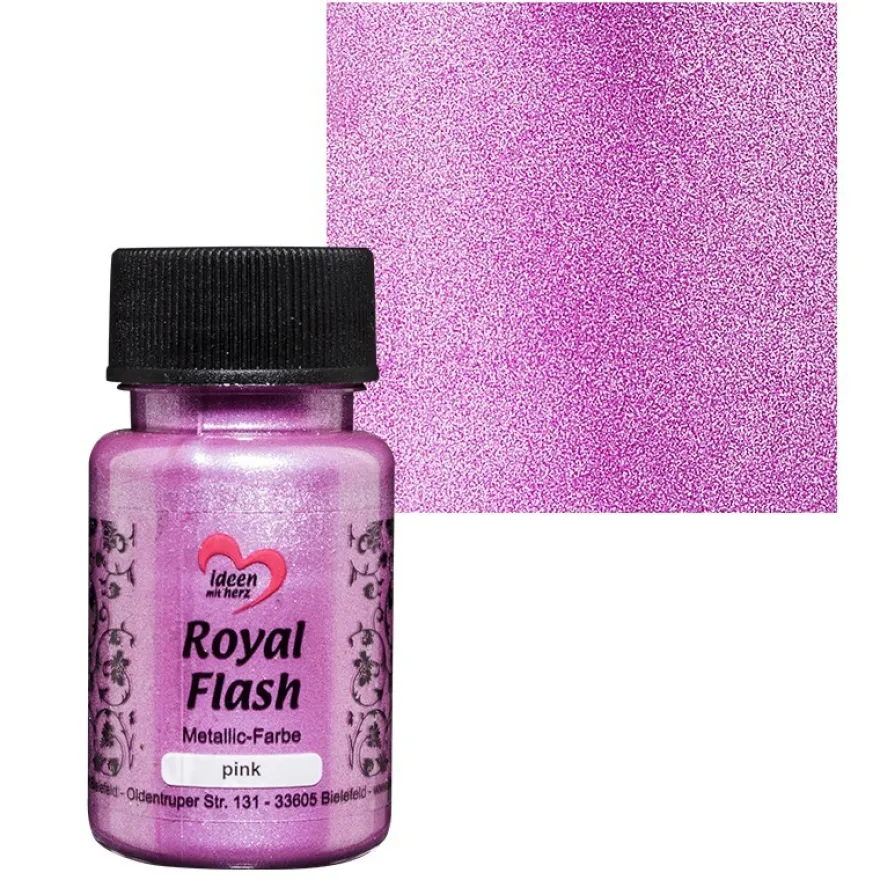 Metallic-Farbe "Royal Flash", flieder/pink, 50ml