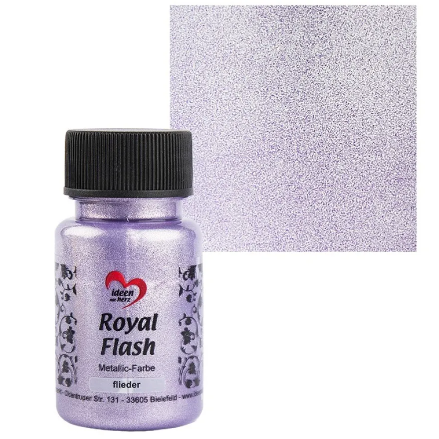 Metallic-Farbe "Royal Flash", flieder, 50ml