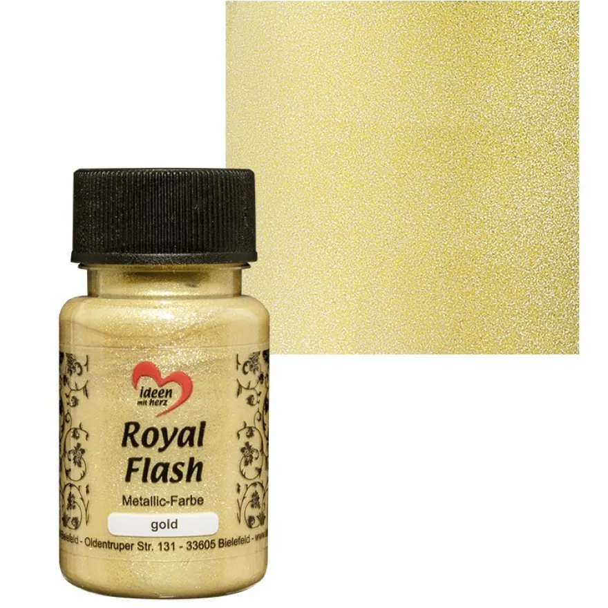 Metallic-Farbe "Royal Flash", gold, 50ml
